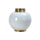 Globus Vase - White and Gold by Liang & Eimil