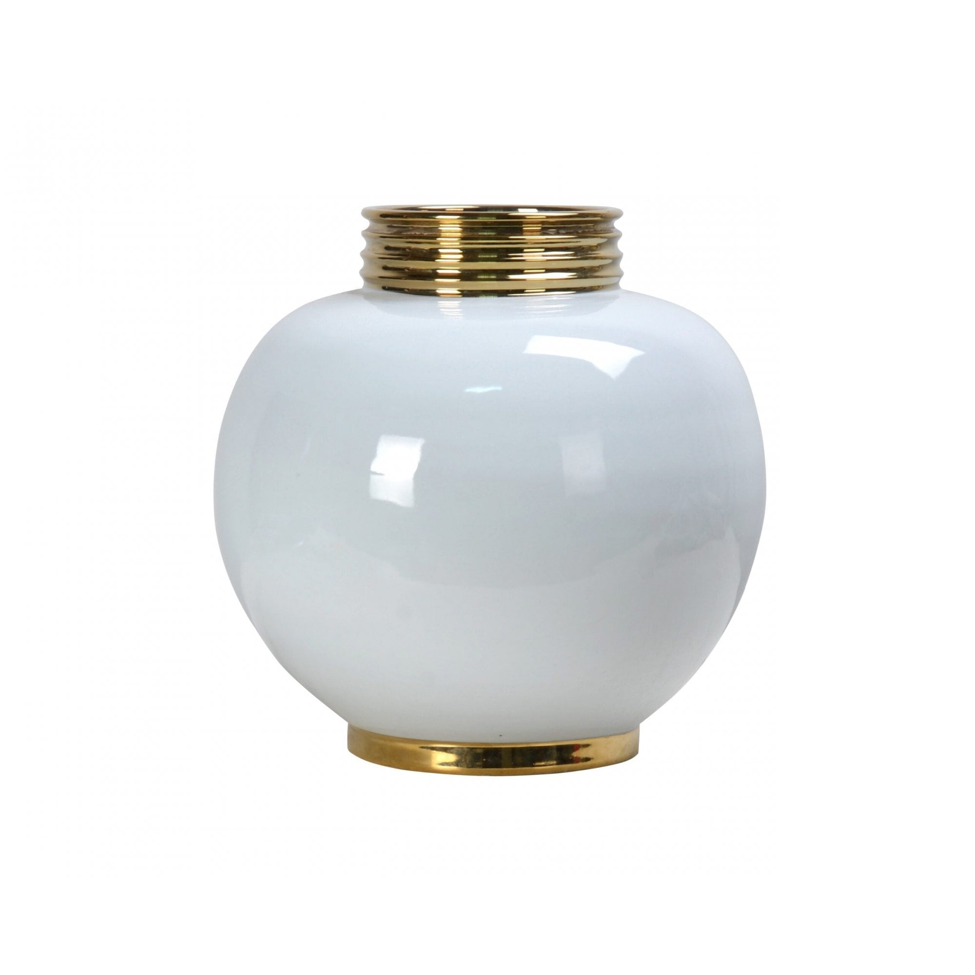 Globus Vase - White and Gold by Liang & Eimil