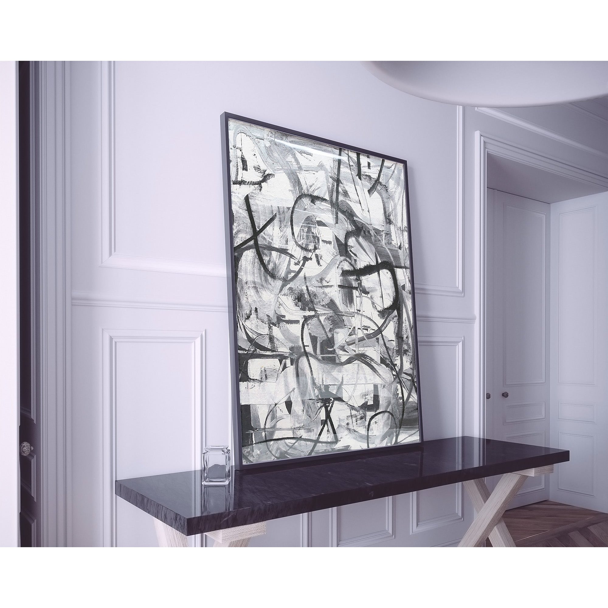 Graphite Black & Grey Print by Liang & Eimil