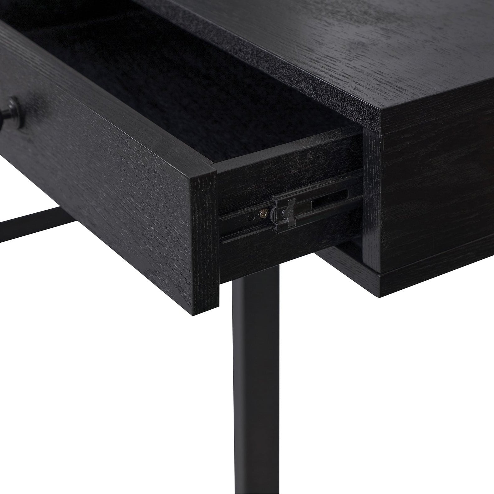 Hamilton Industrial Bronze & Black Ash Wood Desk by Liang & Eimil