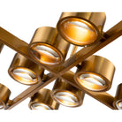 Bloom Antique Brass & Clear Glass Pendant Ceiling Light by Liang & Eimil