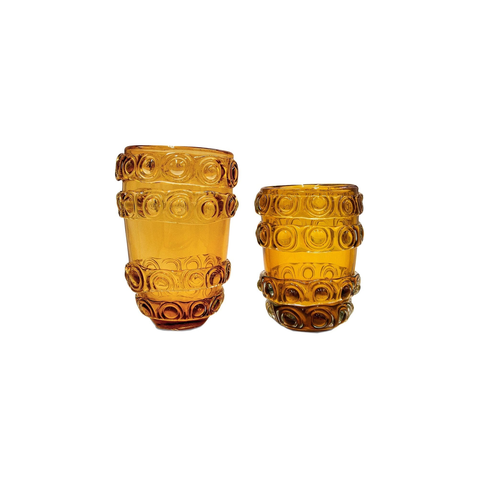 Bumble Large Glass Vase Amber by Liang & Eimil