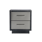 Camden I Ebony Cerused Ash Wood Bedside Table by Liang & Eimil