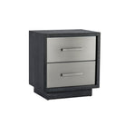 Camden I Ebony Cerused Ash Wood Bedside Table by Liang & Eimil