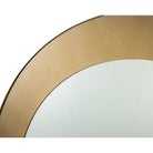 Camden Brushed Brass Circular Mirror by Liang & Eimil