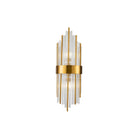 Clarins Brushed Brass & Glass Wall Light by Liang & Eimil