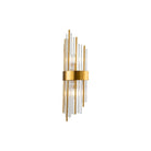 Clarins Brushed Brass & Glass Wall Light by Liang & Eimil