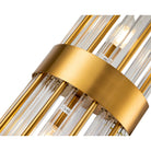 Clarins Brushed Brass & Glass Wall Light by Liang & Eimil