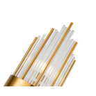Clarins Brushed Brass & Glass Wall Light by Liang & Eimil