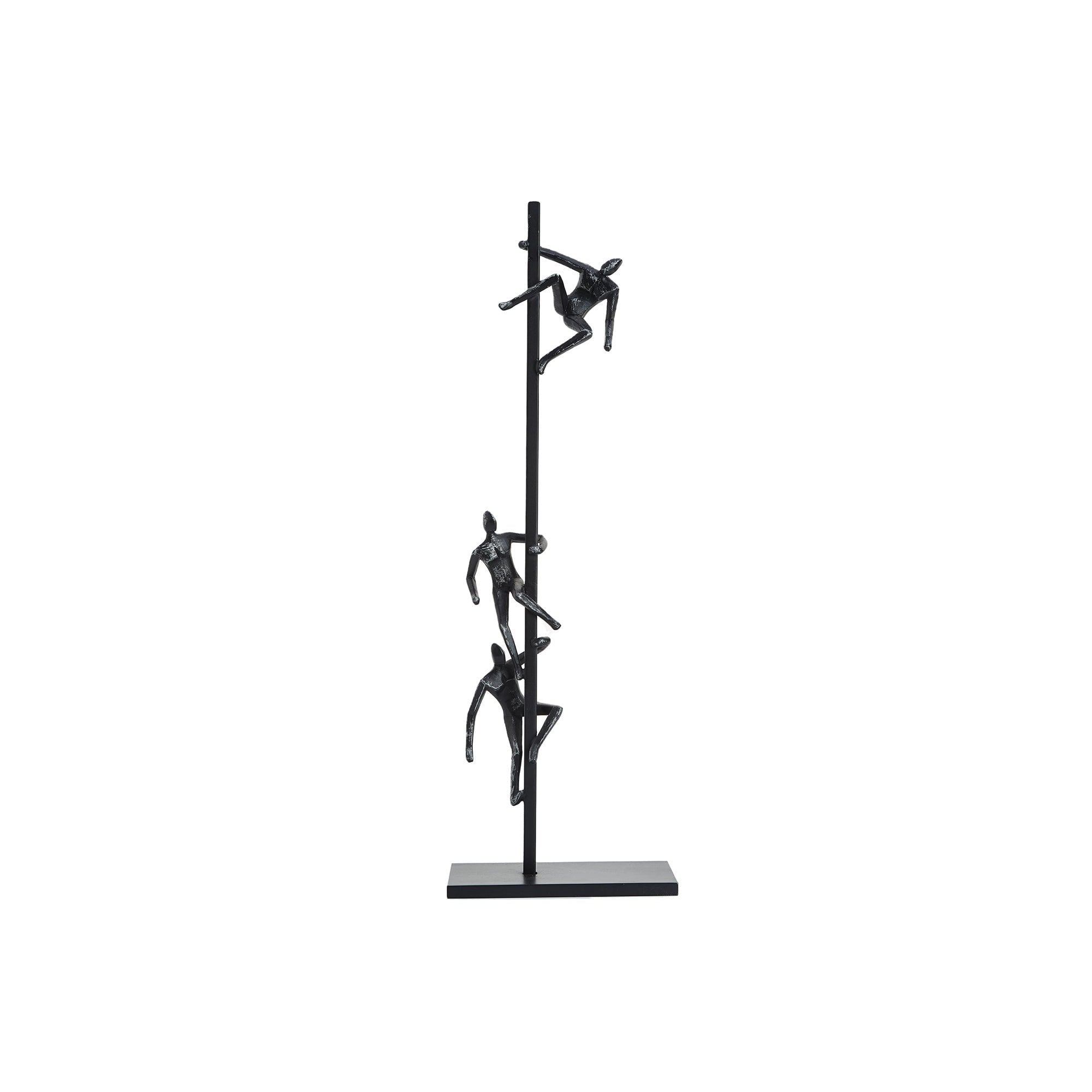 Climb Black Iron Sculpture by Liang & Eimil