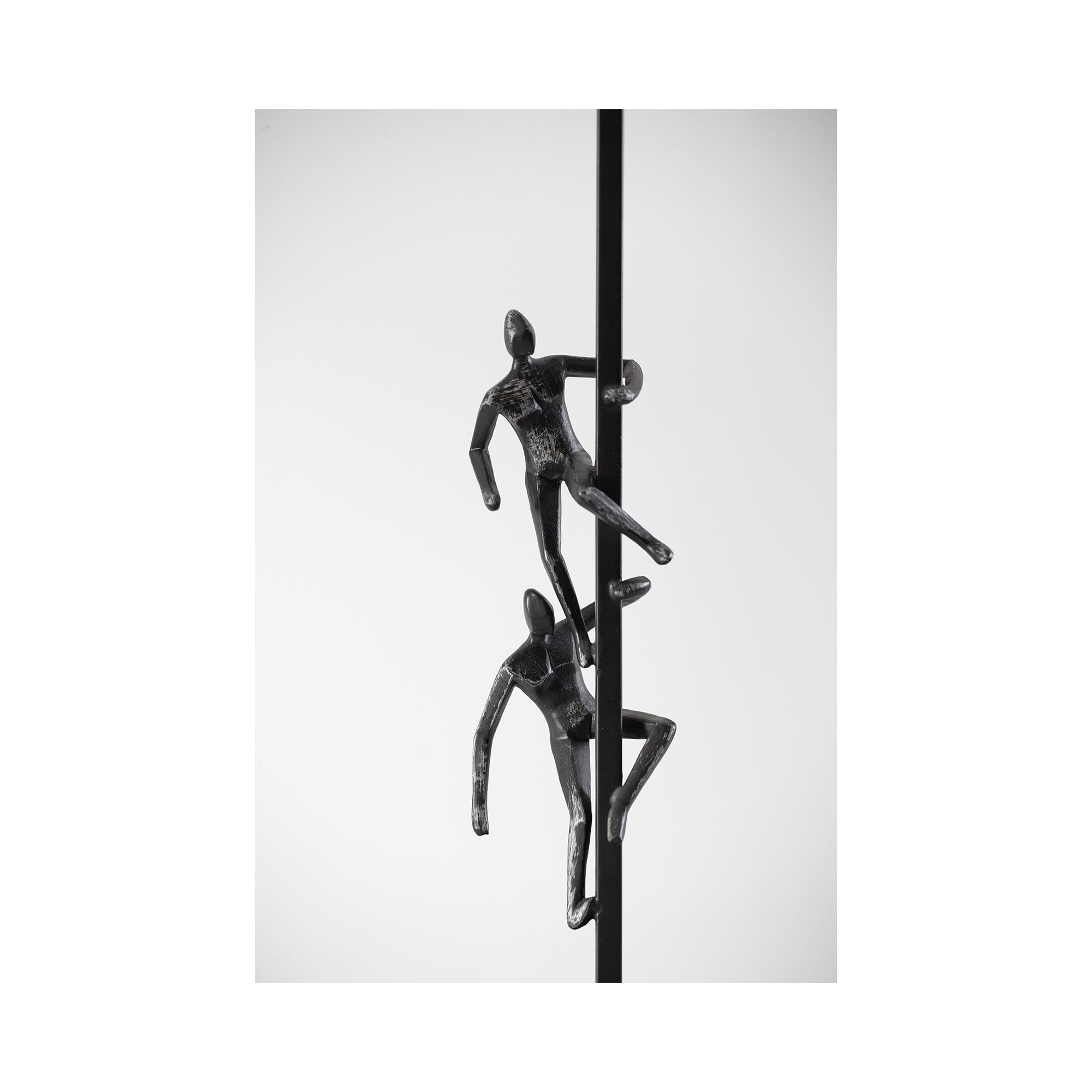 Climb Black Iron Sculpture by Liang & Eimil