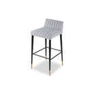 Coltrane Toscana Misty Velvet Bar Stool by Liang & Eimil