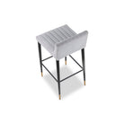 Coltrane Toscana Misty Velvet Bar Stool by Liang & Eimil