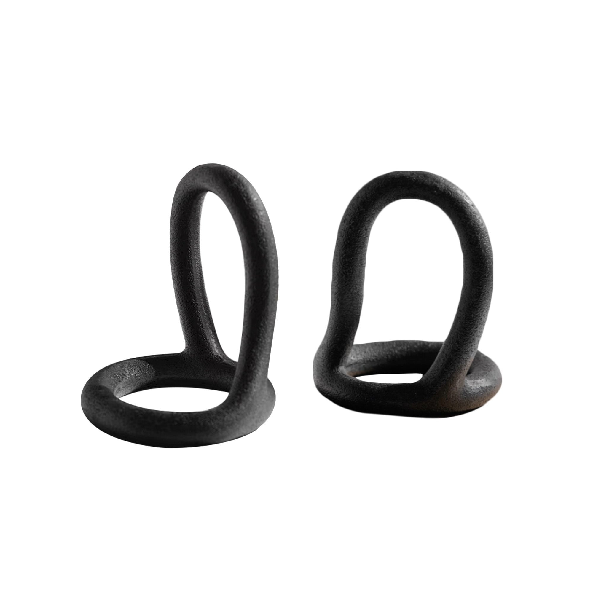 Como Black Resin Bookends by Liang & Eimil