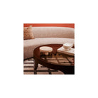 Arch Round Coffee Table Antique Bronze Black Steel Frame & Smoked Glass Top by Liang & Eimil