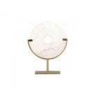 Marble Brass & Stainless Steel Sculpture by Liang & Eimil