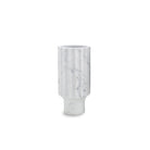 Marmo Fluted Vase II - Natural White by Liang & Eimil