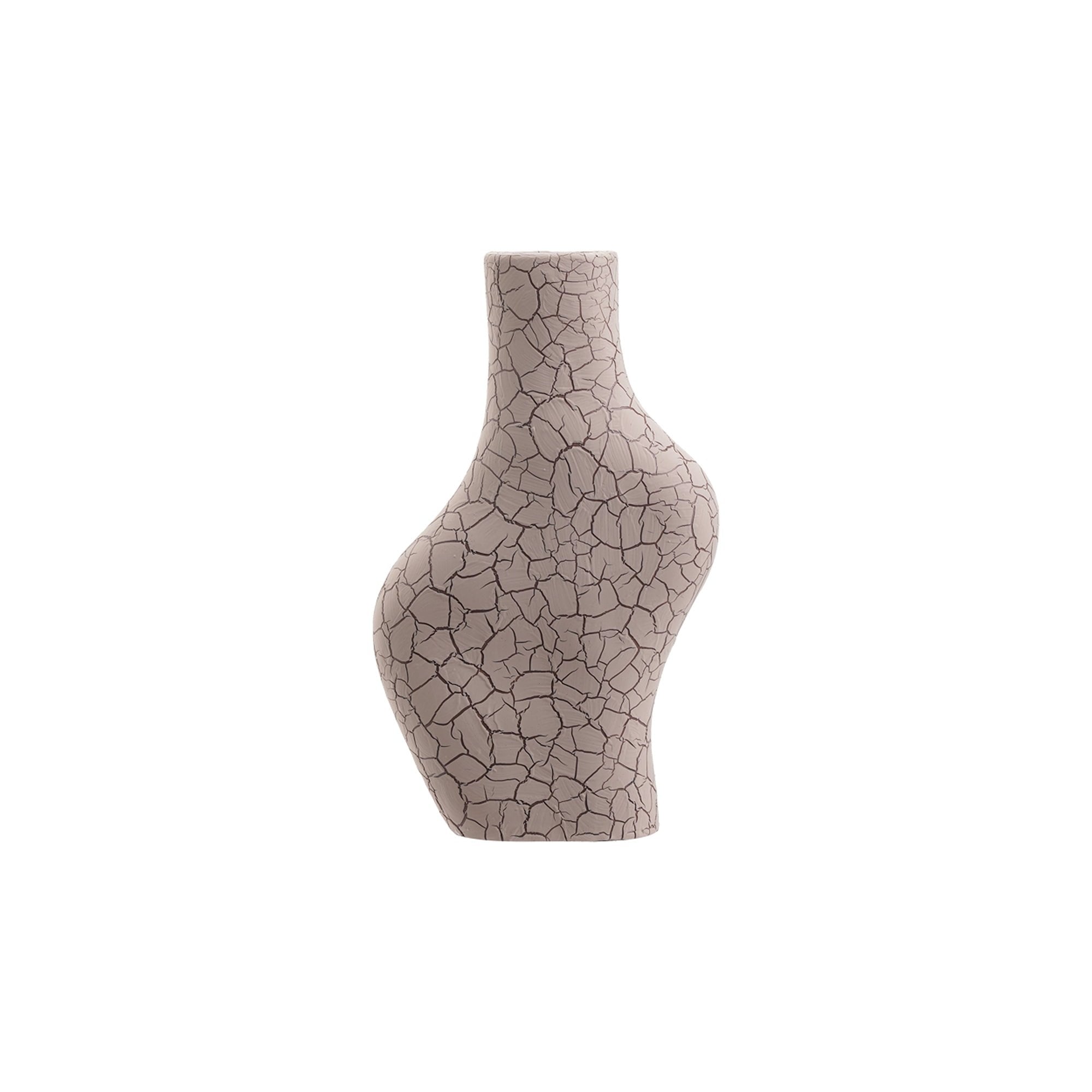 Marni Small Taupe Ceramic Vase by Liang & Eimil