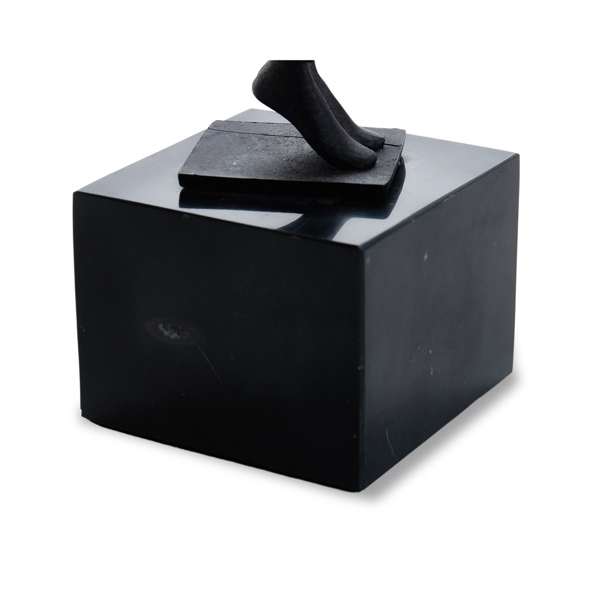 Mauro Black Alloy & Marble Sculpture by Liang & Eimil