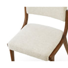 Miami Solid Wood & Lander Shade Fabric Dining Chair by Liang & Eimil