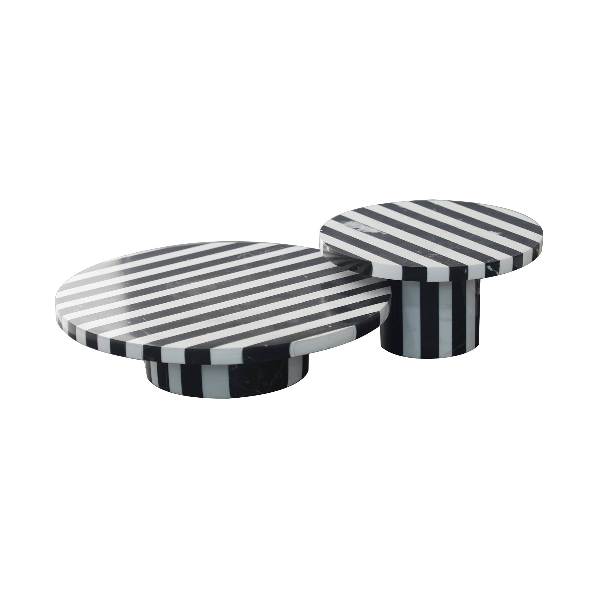 Monochrome Black & White Marble Tray by Liang & Eimil