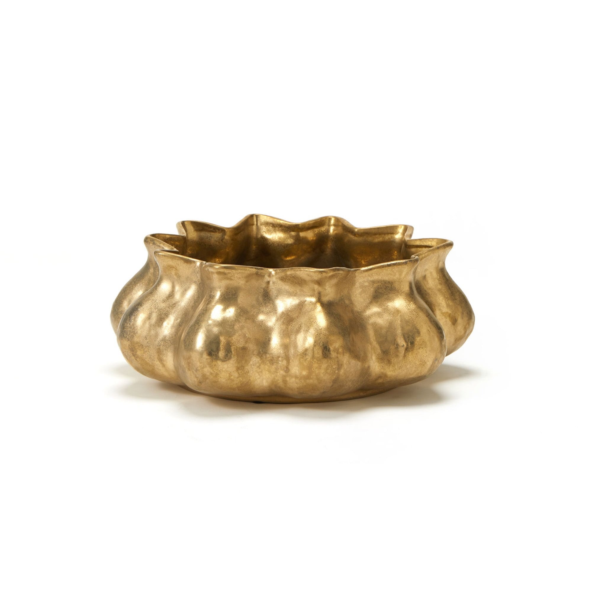 Monza Gold Ceramic Bowl by Liang & Eimil