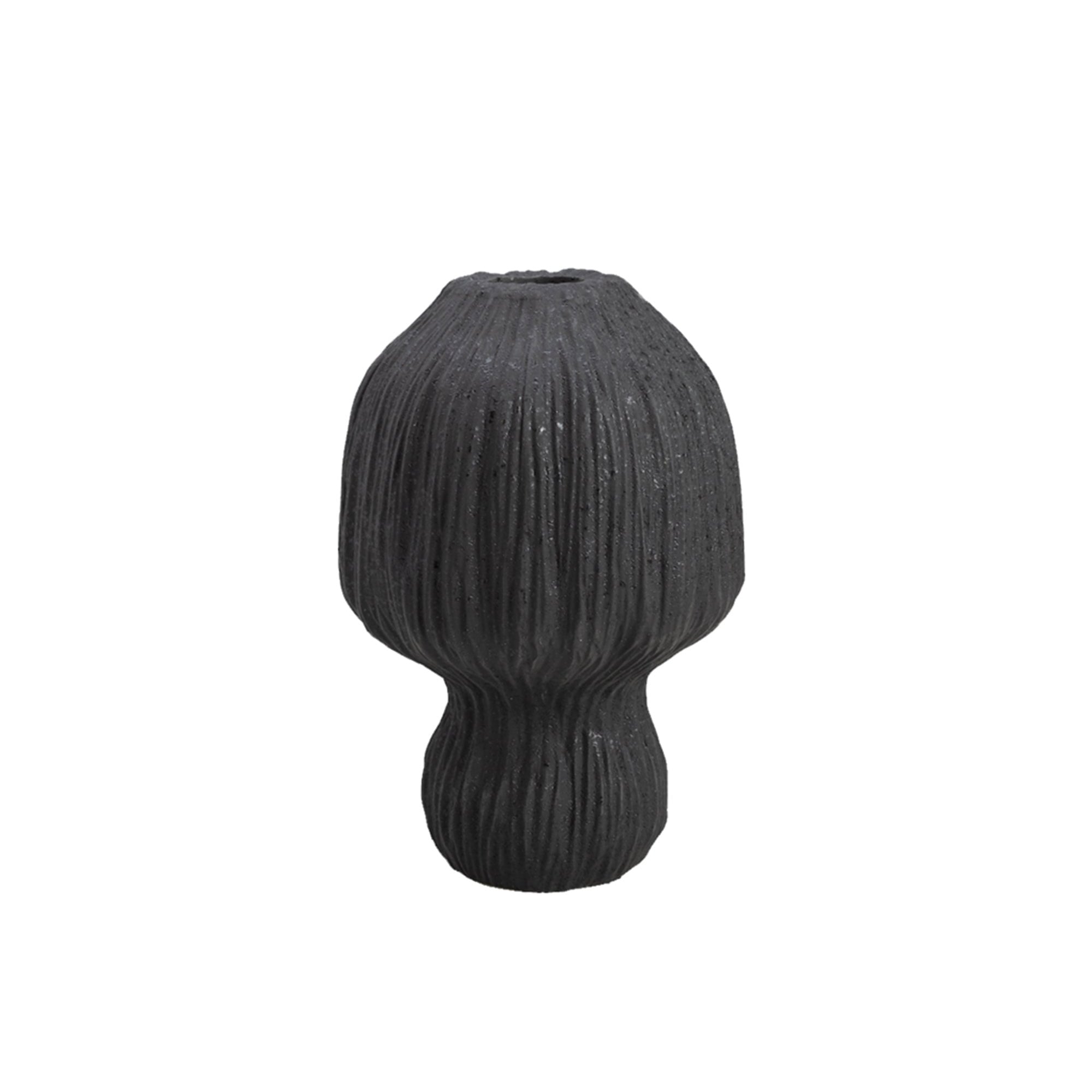 Morel Vase - Black Ceramic by Liang & Eimil