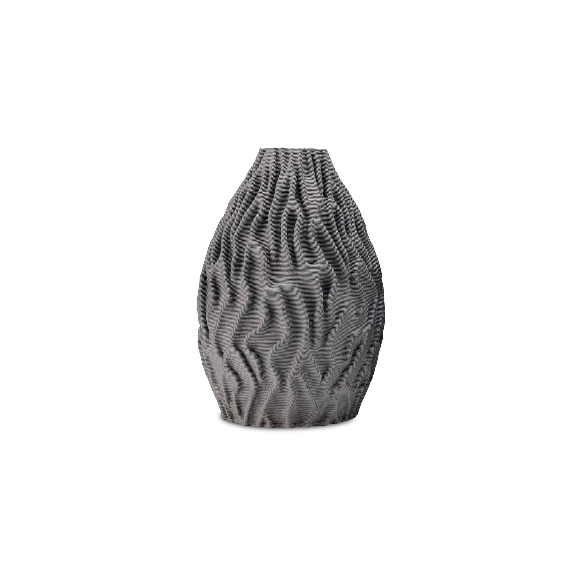 Nara Ceramic Vase - Dark Grey by Liang & Eimil