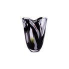 Natasha Glass Vase - Black & Grey by Liang & Eimil