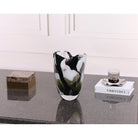 Natasha Glass Vase - Black & Grey by Liang & Eimil
