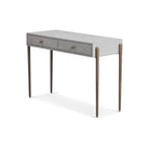 Nella London Fog & Hammered Dark Bronze Console Table by Liang & Eimil