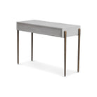 Nella London Fog & Hammered Dark Bronze Console Table by Liang & Eimil