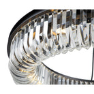 Nimbus Pendant Ceiling Light Matt Black & Clear Glass by Liang & Eimil