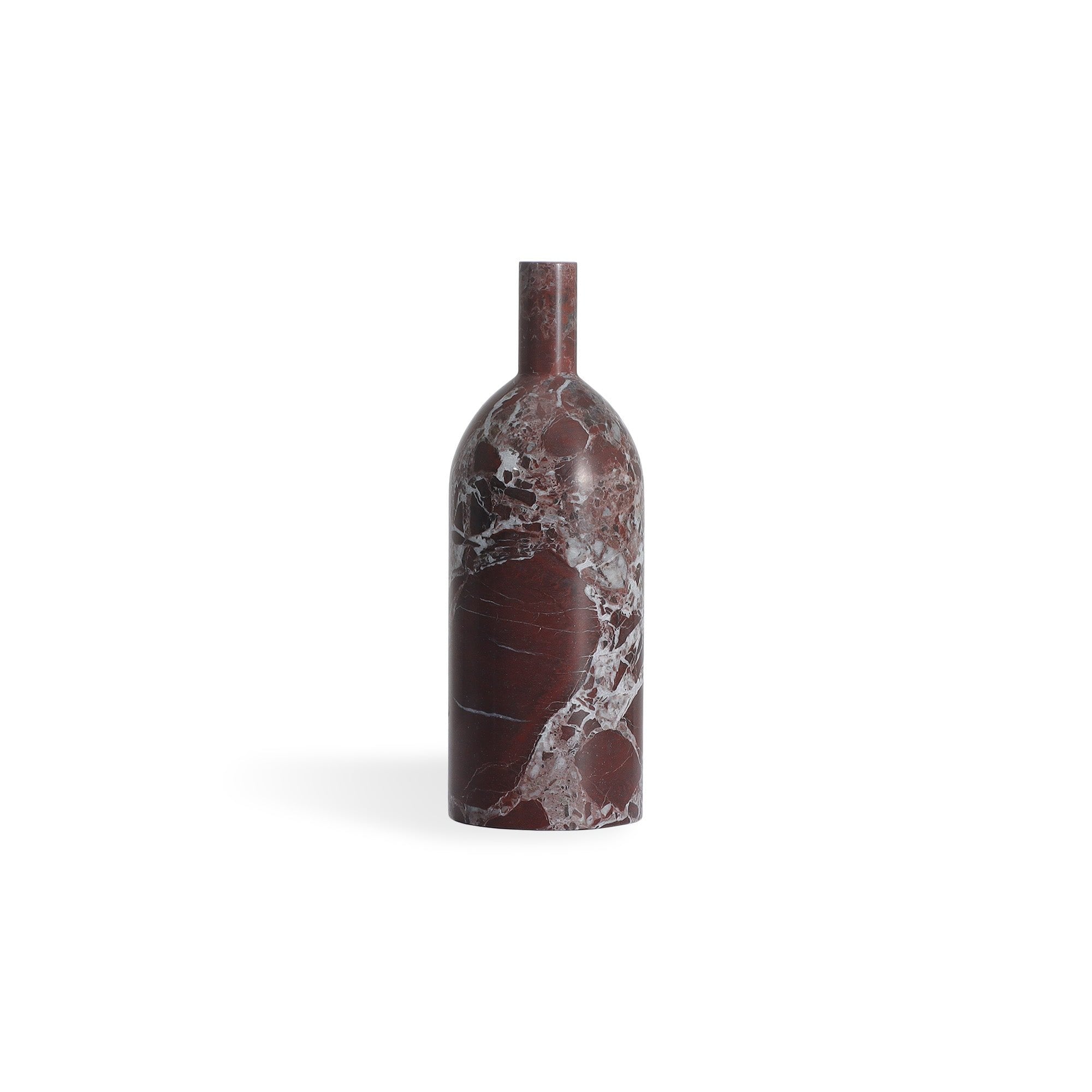 Nola Burgundy Marble Sculpture by Liang & Eimil