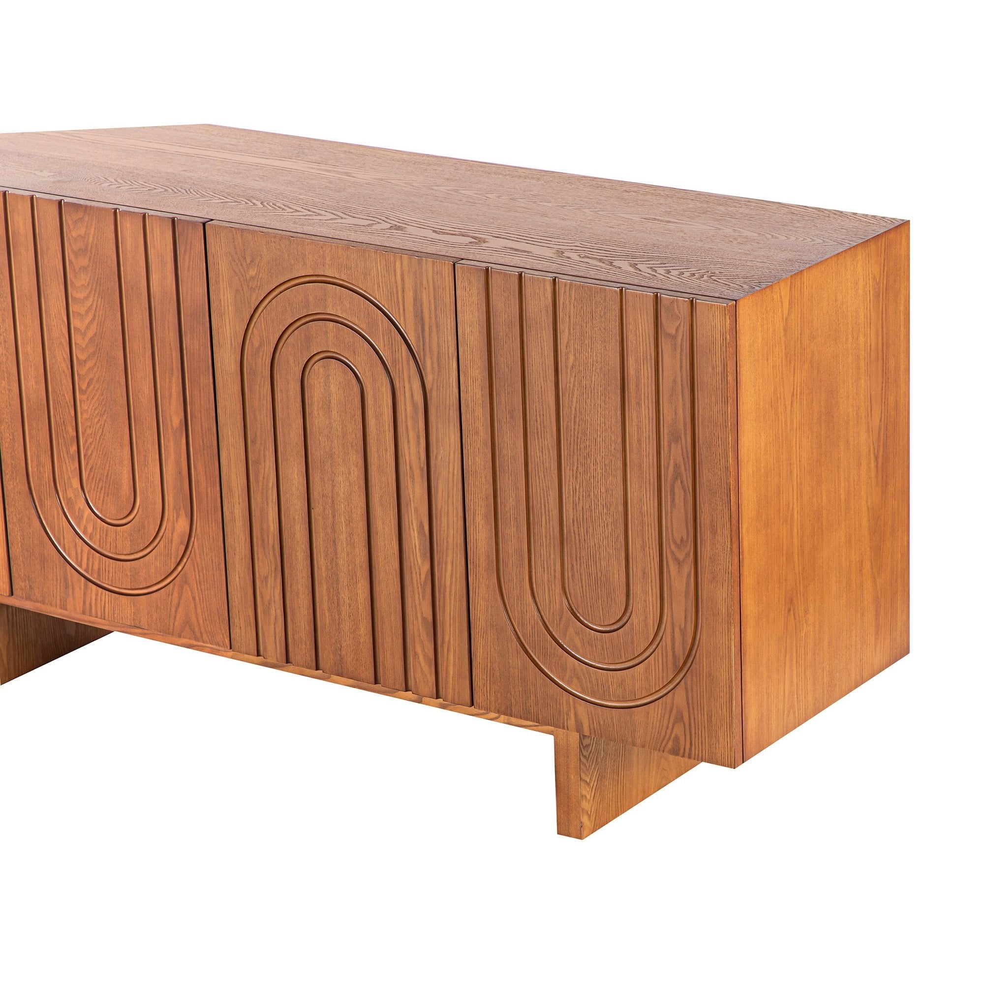 Origin Sideboard Classic Timber Brown Wood Four Doors by Liang & Eimil