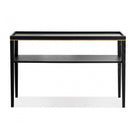 Otium Brushed Brass & Wenge Oak Console Table by Liang & Eimil