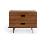 Palau Chest of Drawers Classic Brown Ash Wood 4 Drawer by Liang & Eimil