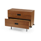 Palau Chest of Drawers Classic Brown Ash Wood 4 Drawer by Liang & Eimil
