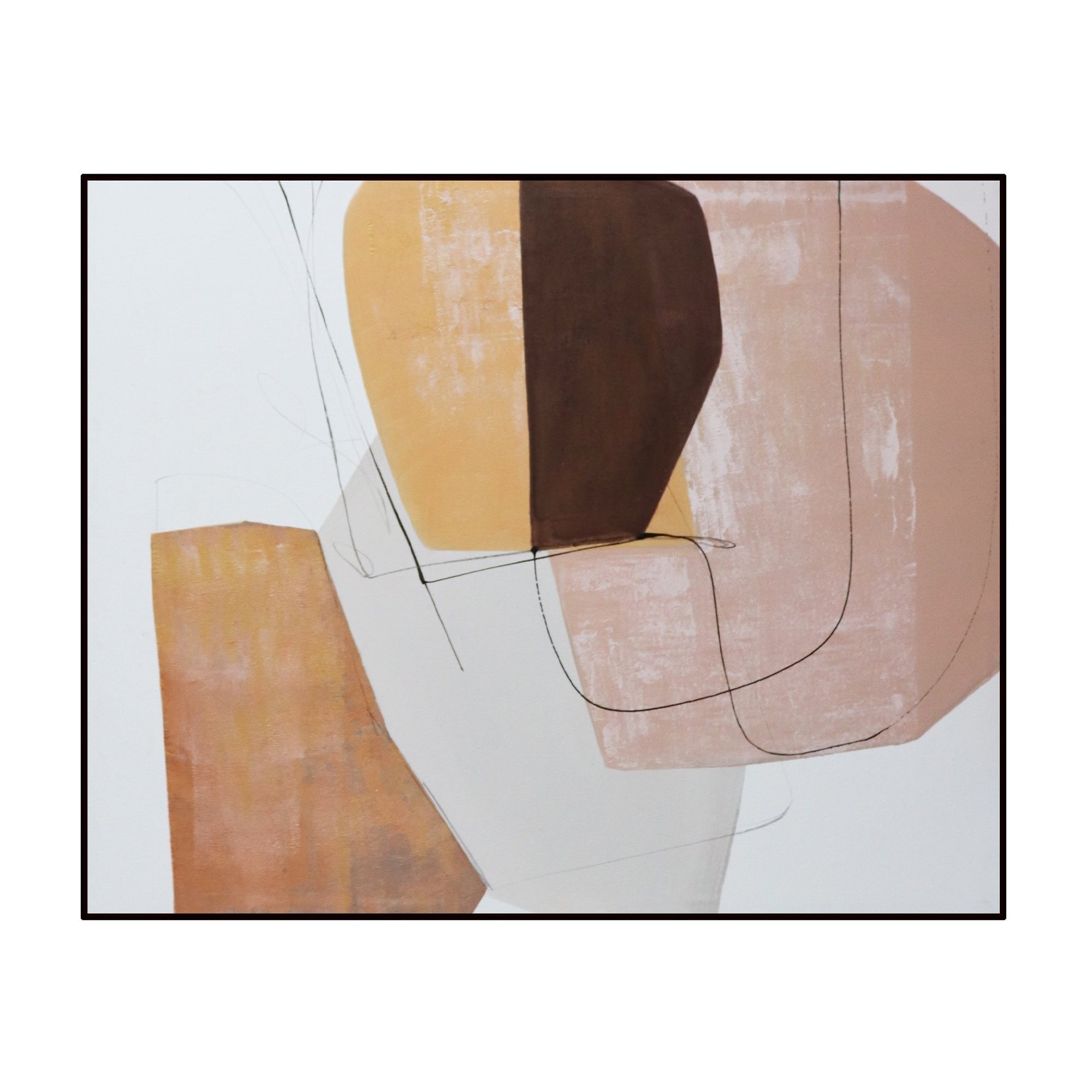 Persian Oil Painting Orange & Cream by Liang & Eimil