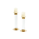Pillar Candle Holder (Large) - Polished Brass Finish & Acrylic by Liang & Eimil