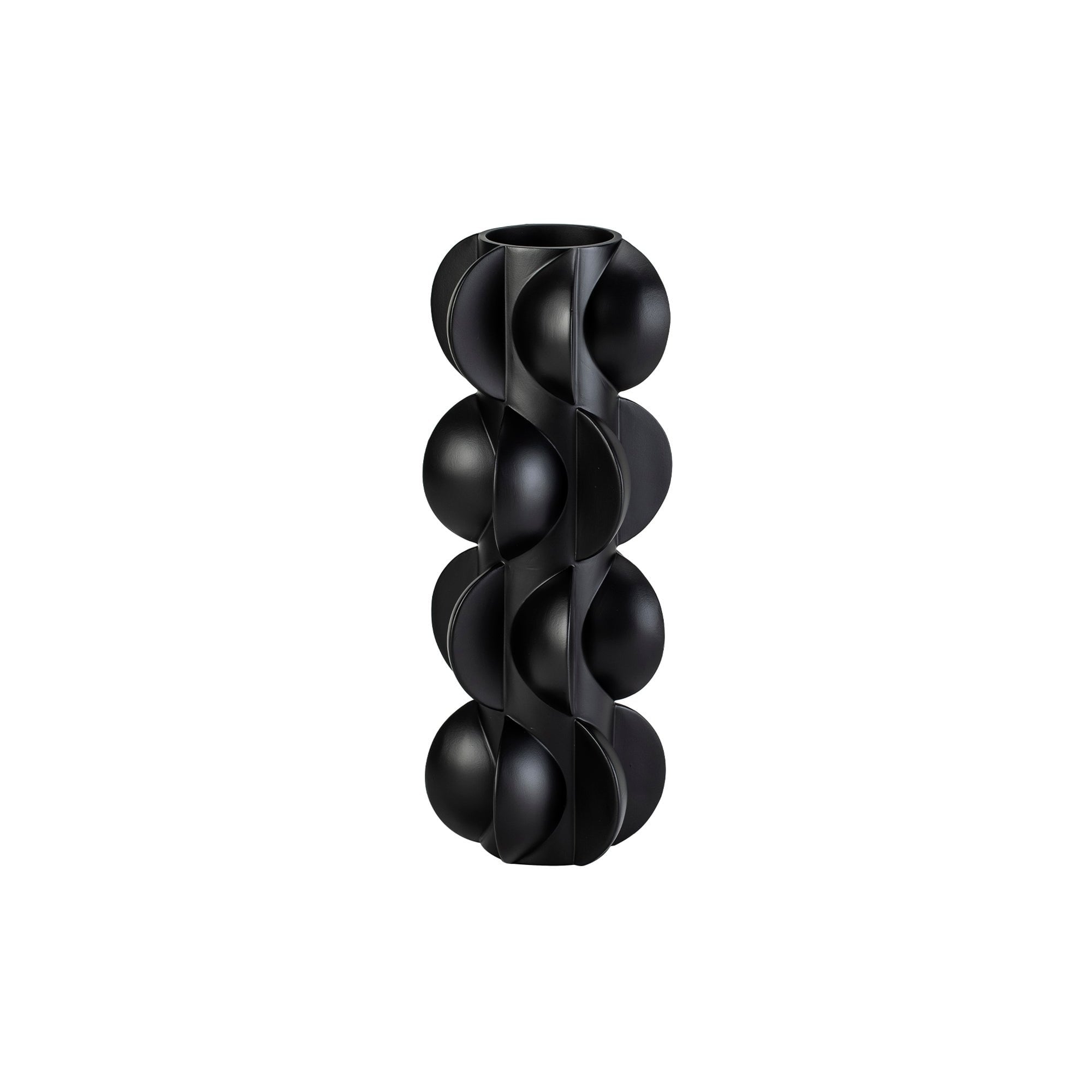 Pillaton II Vase Black Acrylic by Liang & Eimil