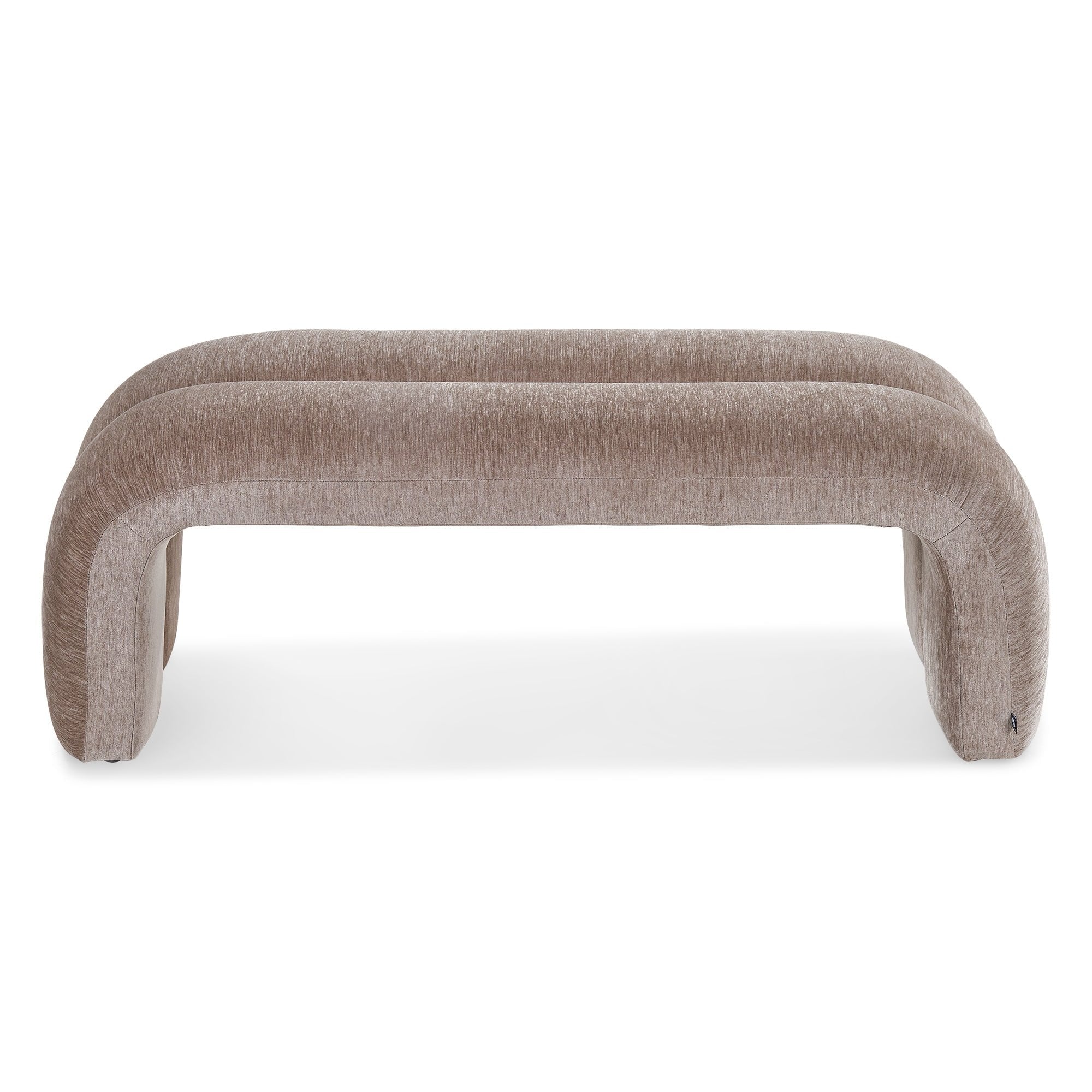Piper Sysley Earth Fabric Bench by Liang & Eimil