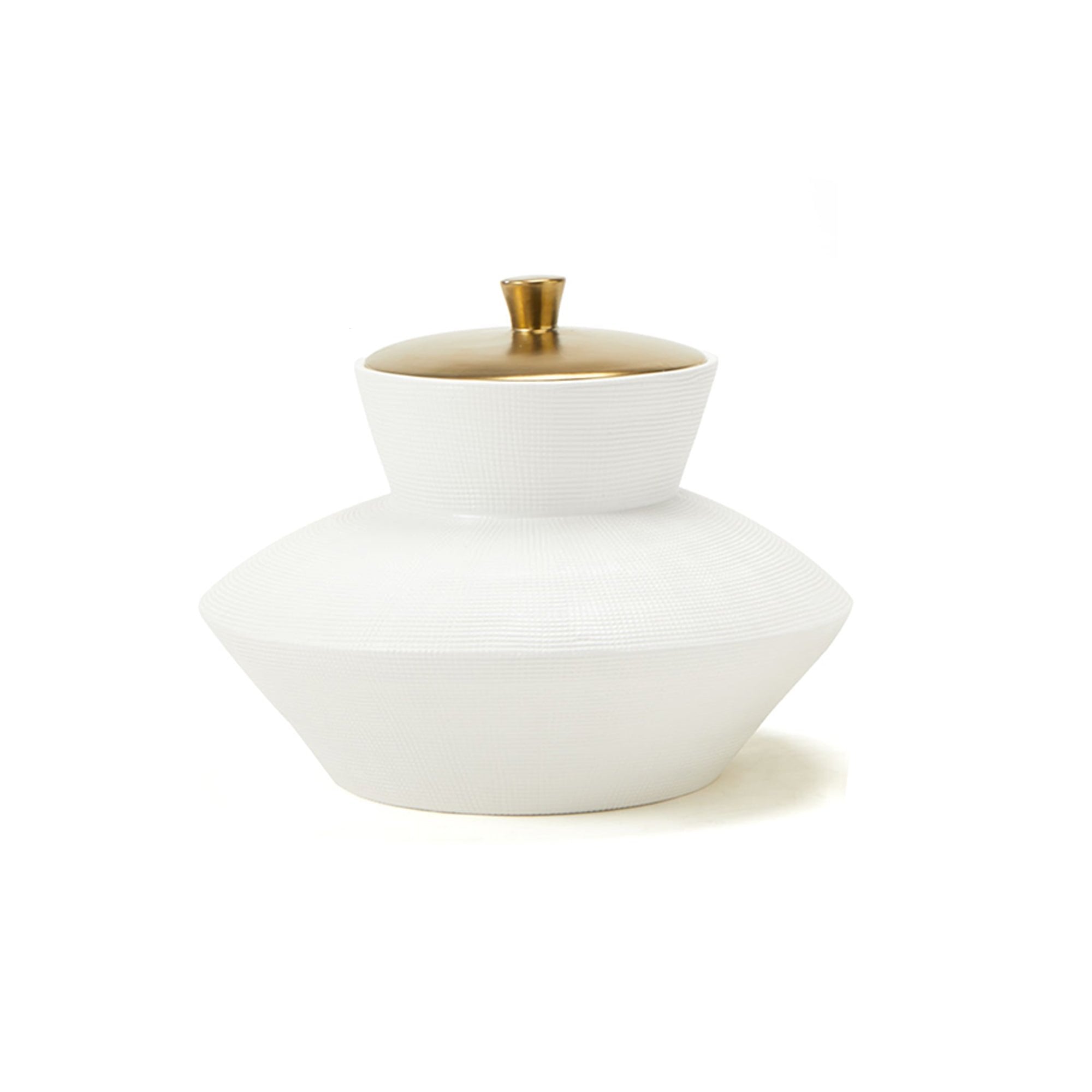 Raven Jar I White Ceramic by Liang & Eimil