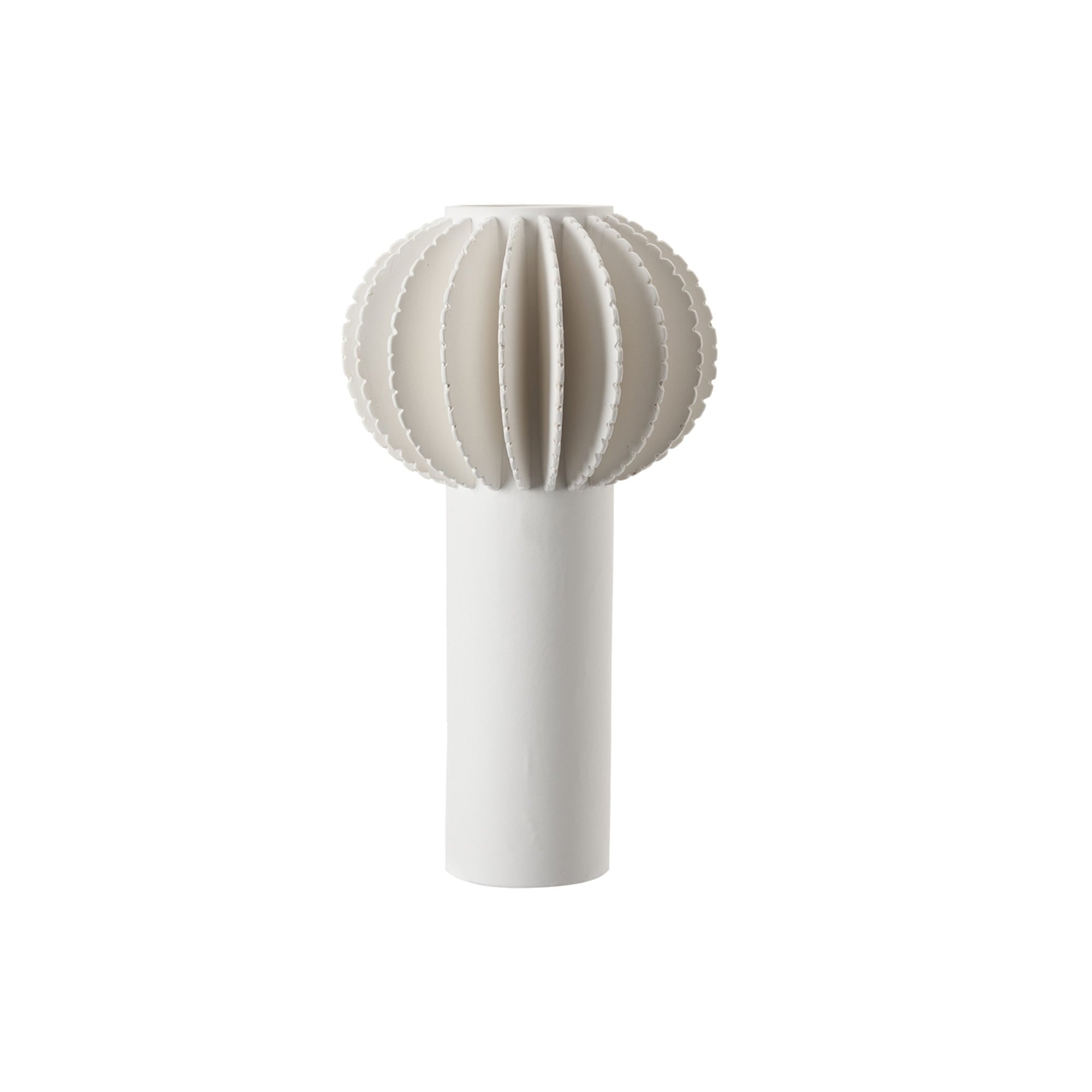 Relia Vase White Ceramic by Liang & Eimil