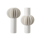 Relia Vase White Ceramic by Liang & Eimil