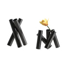 Rex Vase Small Black Stainless Steel by Liang & Eimil