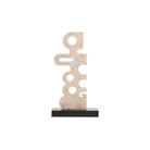 Sculpted Serenity Beige & Black Sculpture by Liang & Eimil