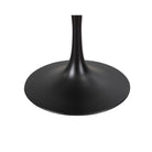 Telma I Black Painted Metal & Marble Top Dining Table by Liang & Eimil