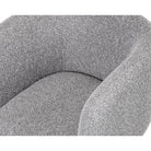 Tempus Kalpan Grey Fabric Dining Chair by Liang & Eimil