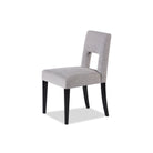 Venice Ash Grey Chenille Fabric Dining Chair by Liang & Eimil